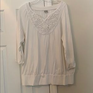Madison cream blouse